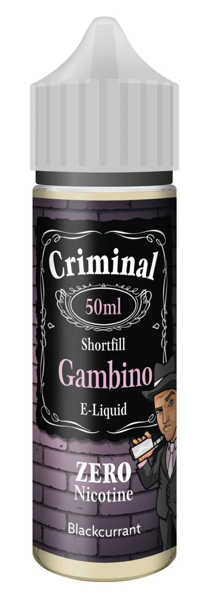 Criminal E-Liquid Gambino 50ml Shortfill