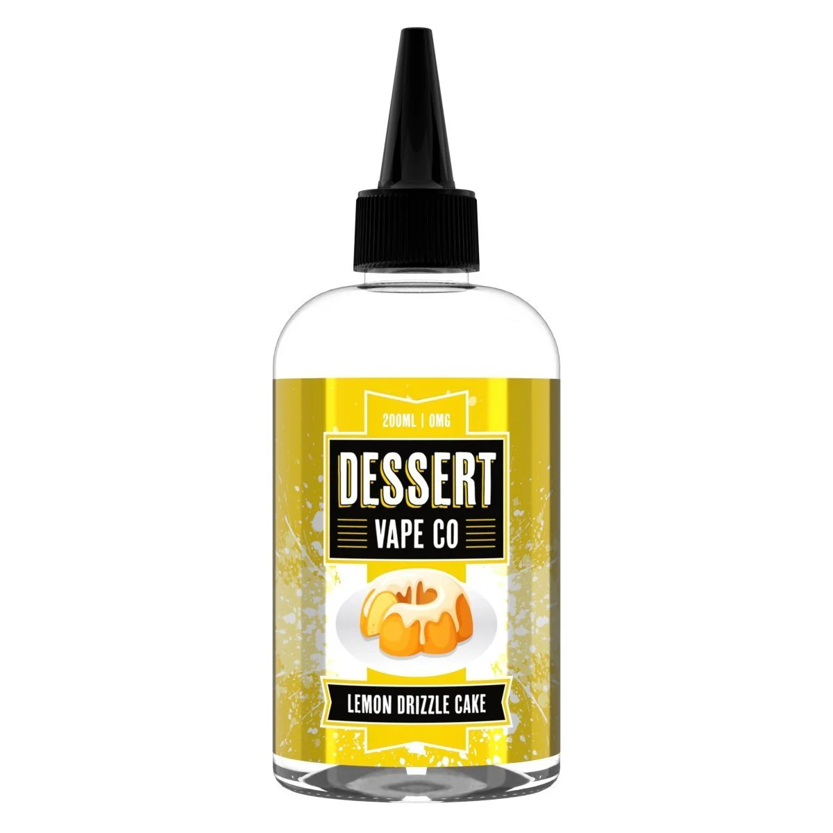 Dessert Vape Co - Lemon Drizzle Cake Shortfill E-Liquid 200ml