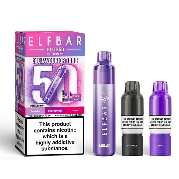 Elf Bar Plus 50 Prefilled Pod Kit - Image 12