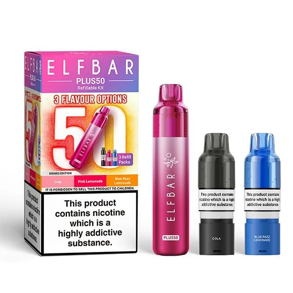 Elf Bar Plus 50 Prefilled Pod Kit - Image 4