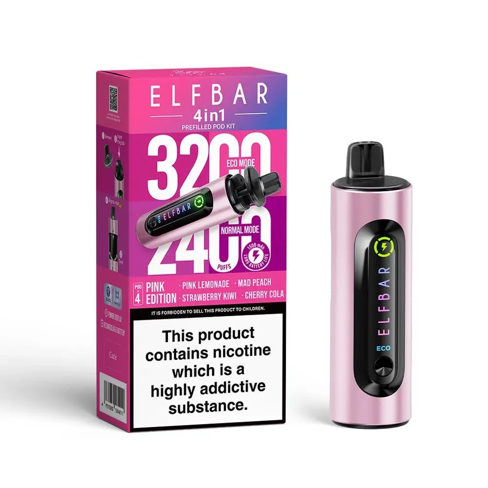 ElfBar 4in1 Pre Filled Pod Vape Kit - Image 11