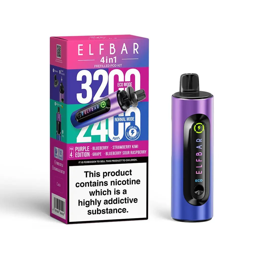 ElfBar 4in1 Pre Filled Pod Vape Kit - Image 12