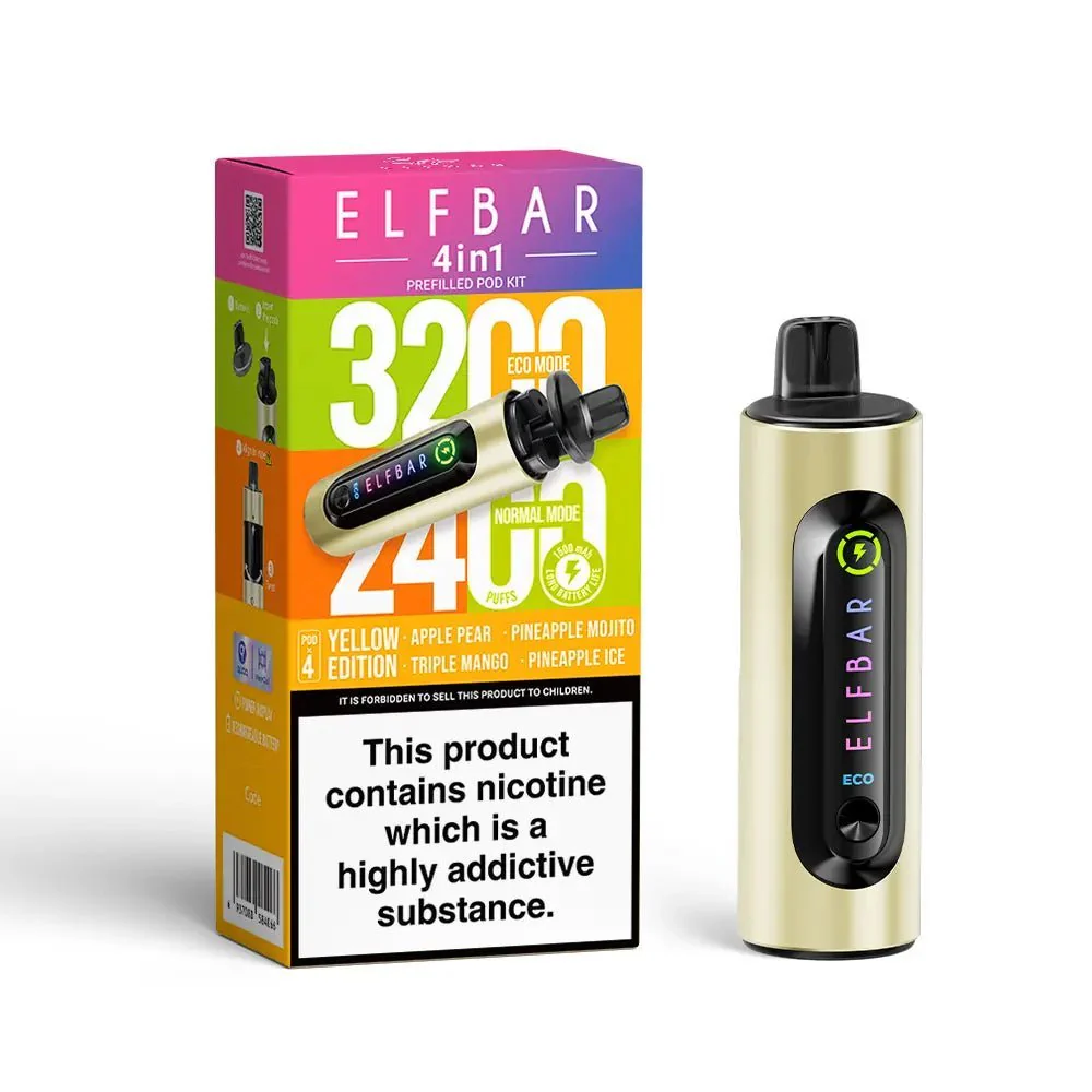 ElfBar 4in1 Pre Filled Pod Vape Kit - Image 16