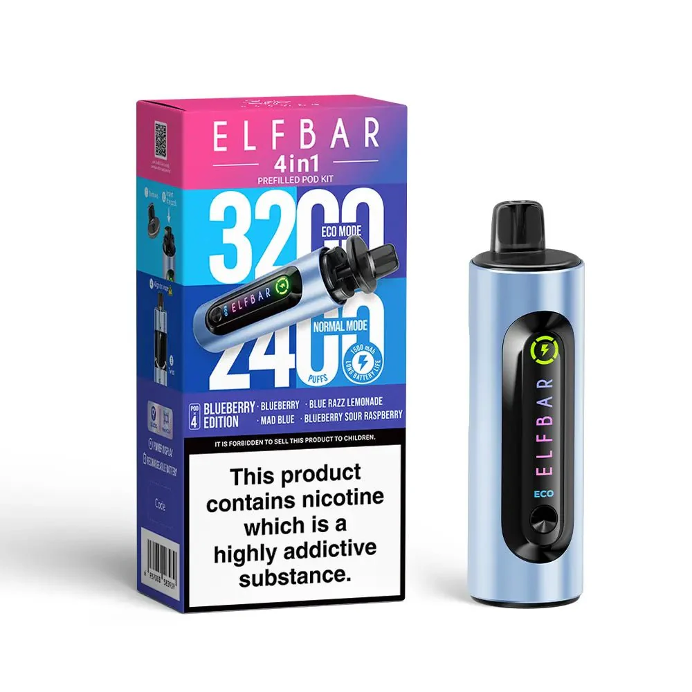 ElfBar 4in1 Pre Filled Pod Vape Kit - Image 3