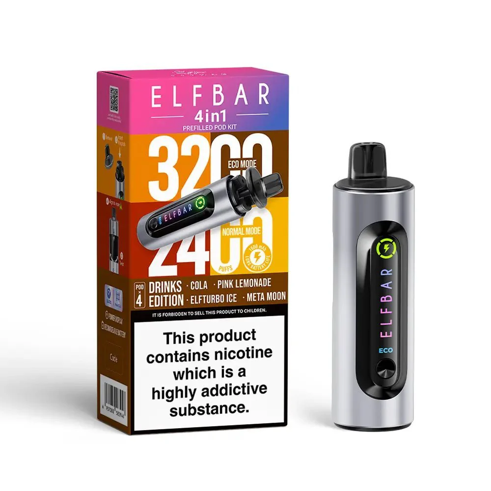 ElfBar 4in1 Pre Filled Pod Vape Kit - Image 4