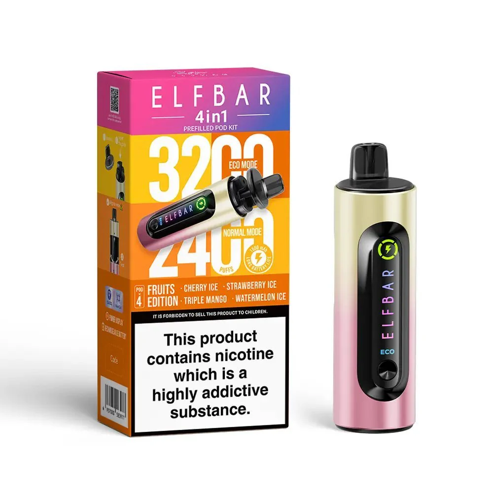 ElfBar 4in1 Pre Filled Pod Vape Kit - Image 6