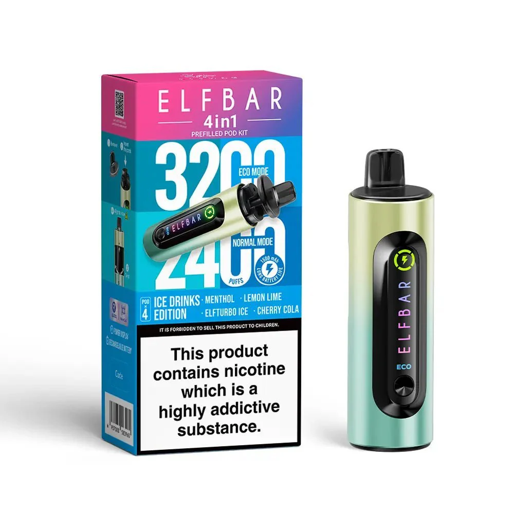 ElfBar 4in1 Pre Filled Pod Vape Kit - Image 7