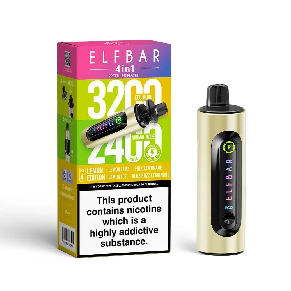 ElfBar 4in1 Pre Filled Pod Vape Kit - Image 8