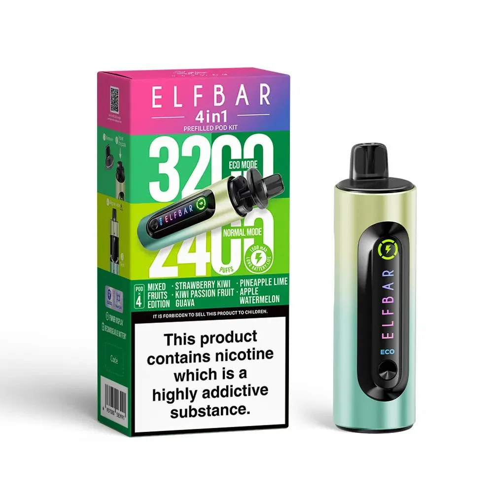 ElfBar 4in1 Pre Filled Pod Vape Kit - Image 9