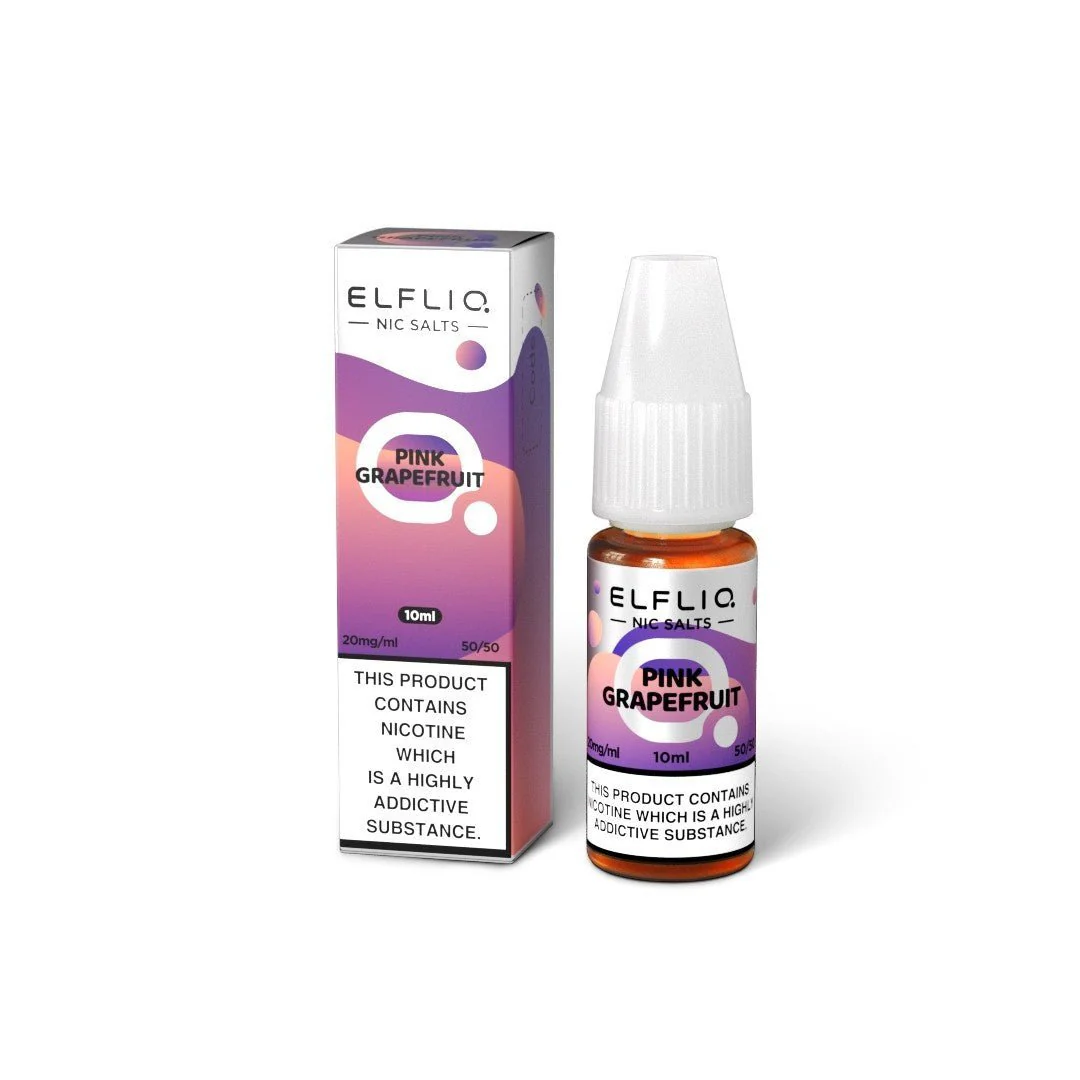 Elfliq by Elf Bar - Pink Grapefruit 10ml Nic Salt