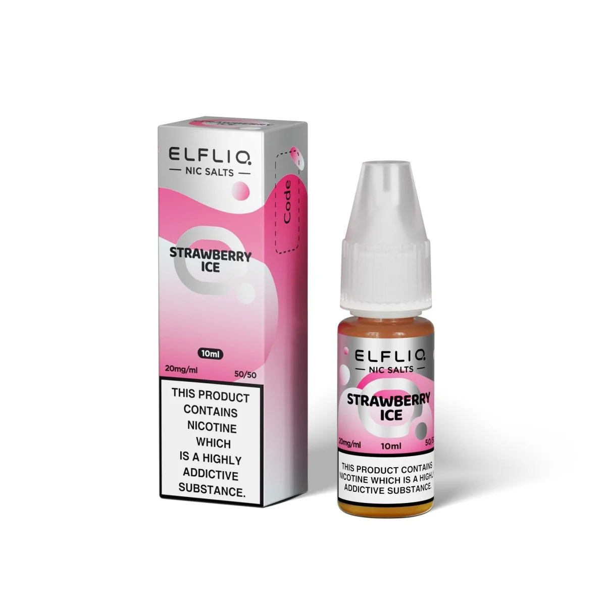 Elfliq by Elf Bar - Strawberry Ice 10ml Nic Salt