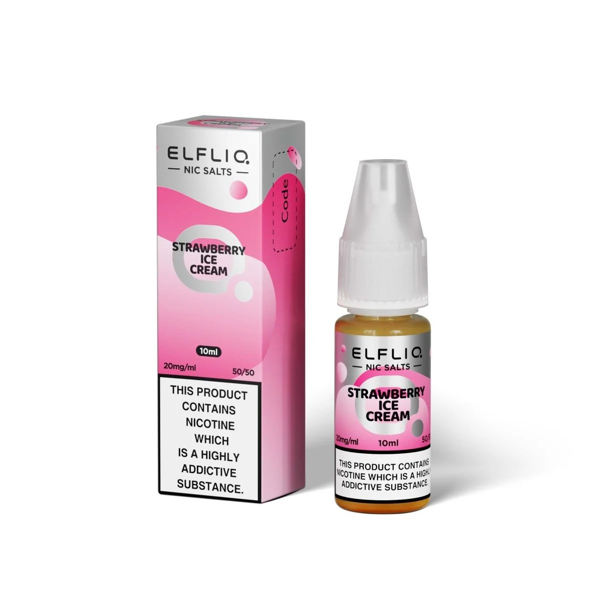 Elfliq by Elf Bar - Strawberry Snoow 10ml Nic Salt