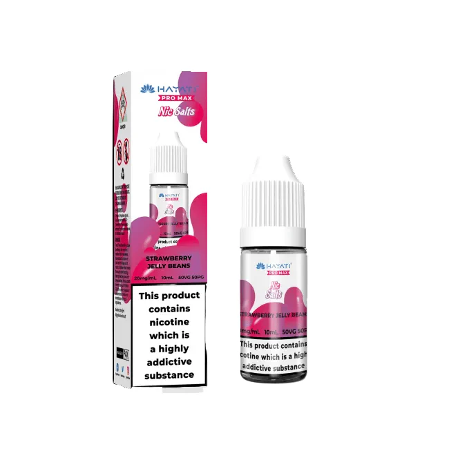 Hayati Pro Max Nic Salt Strawberry Jelly Beans 10ml E-Liquid