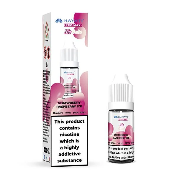 Hayati Pro Max Nic Salt Strawberry Raspberry Ice 10ml E-Liquid