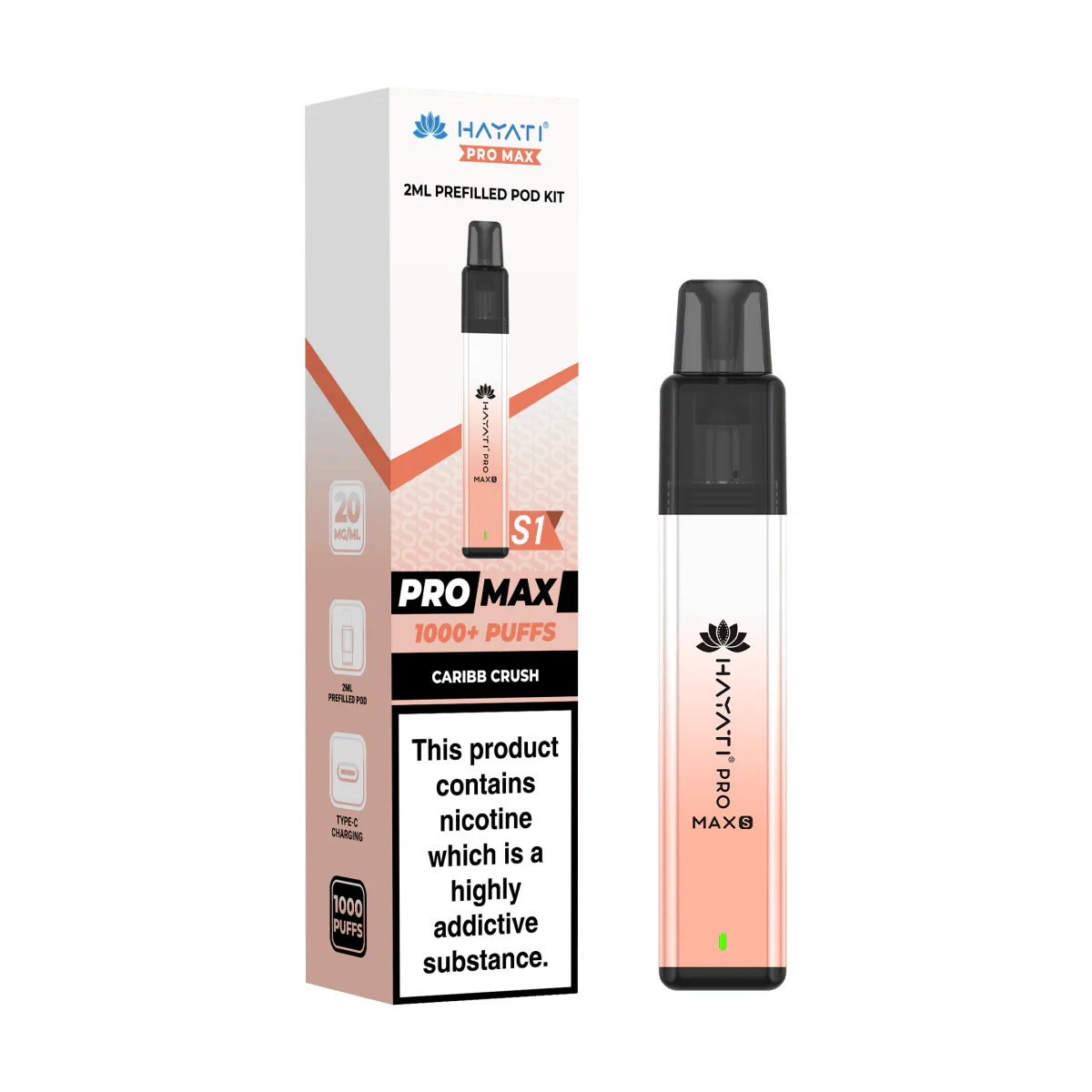 Hayati Pro Max S1 Prefilled Pod Kit - Image 13