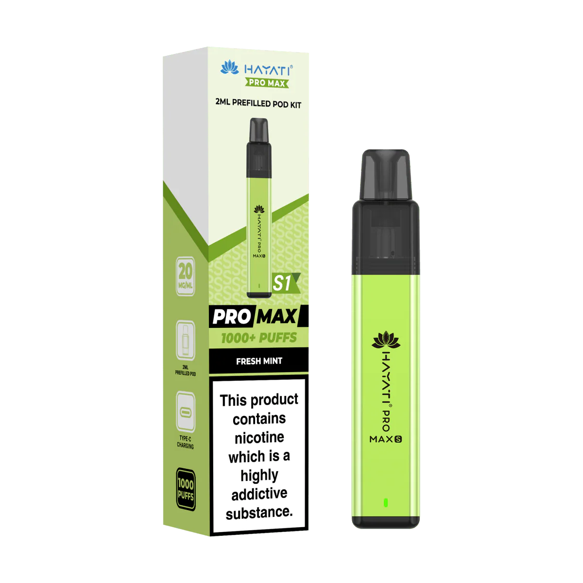 Hayati Pro Max S1 Prefilled Pod Kit - Image 17