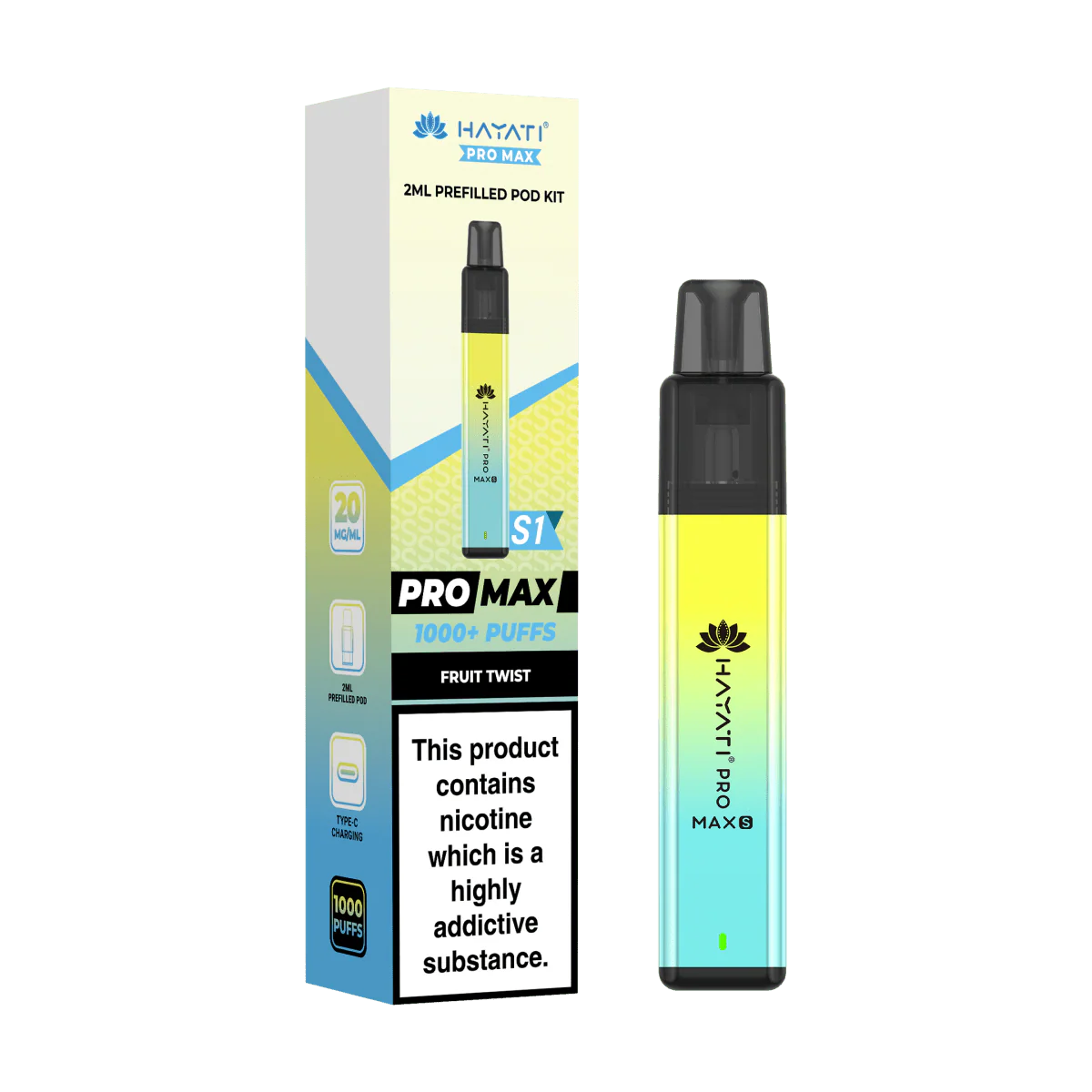 Hayati Pro Max S1 Prefilled Pod Kit - Image 18