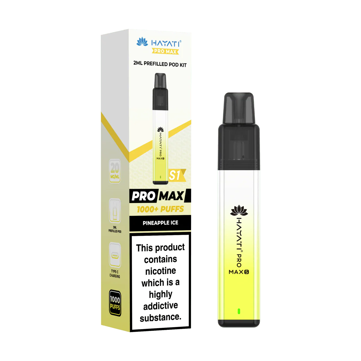 Hayati Pro Max S1 Prefilled Pod Kit - Image 24