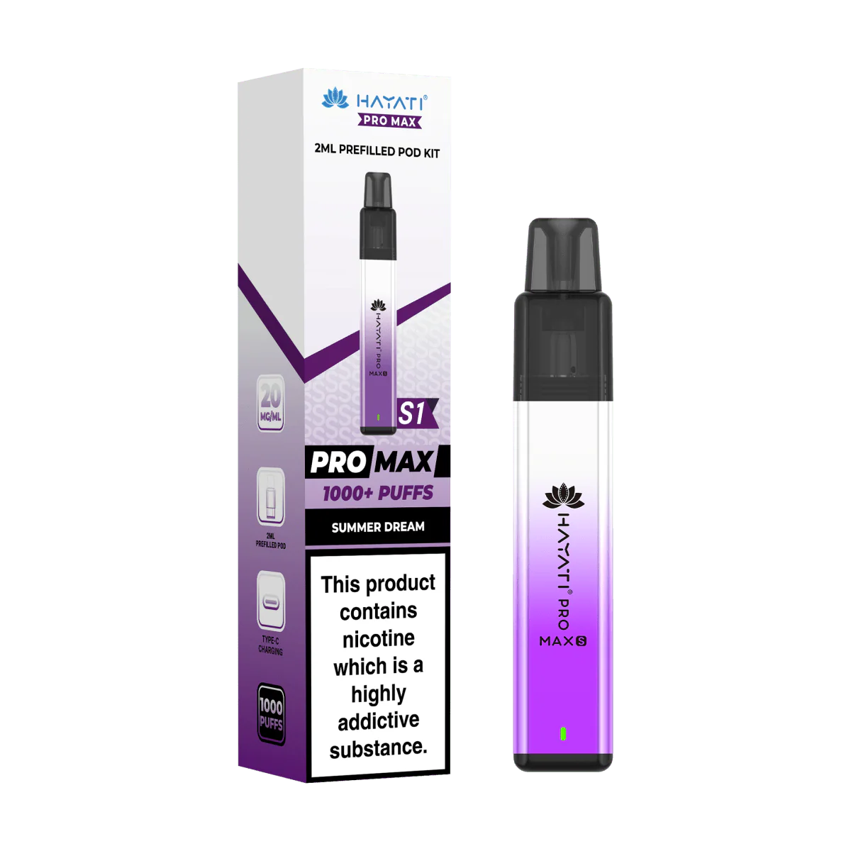 Hayati Pro Max S1 Prefilled Pod Kit - Image 31