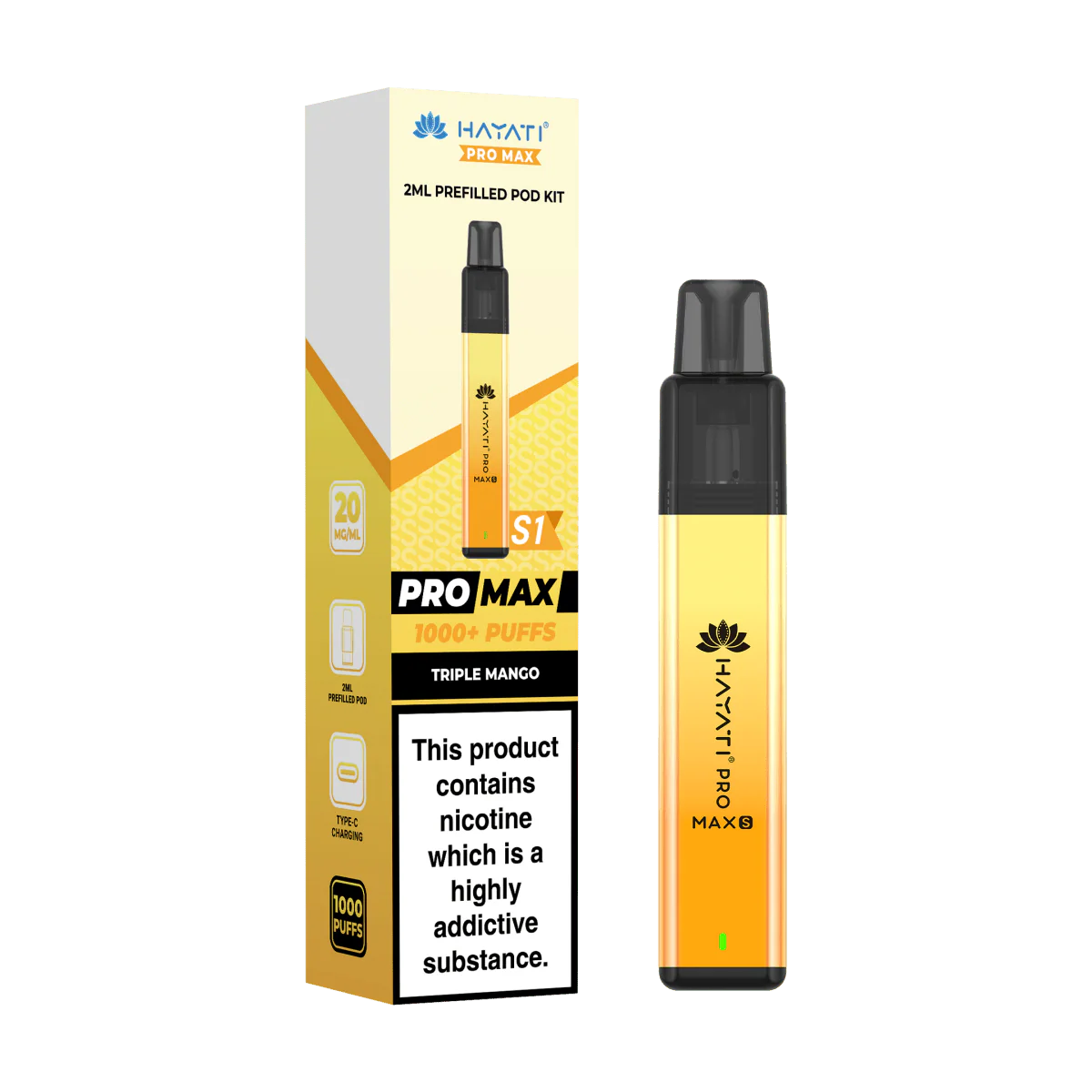 Hayati Pro Max S1 Prefilled Pod Kit - Image 33