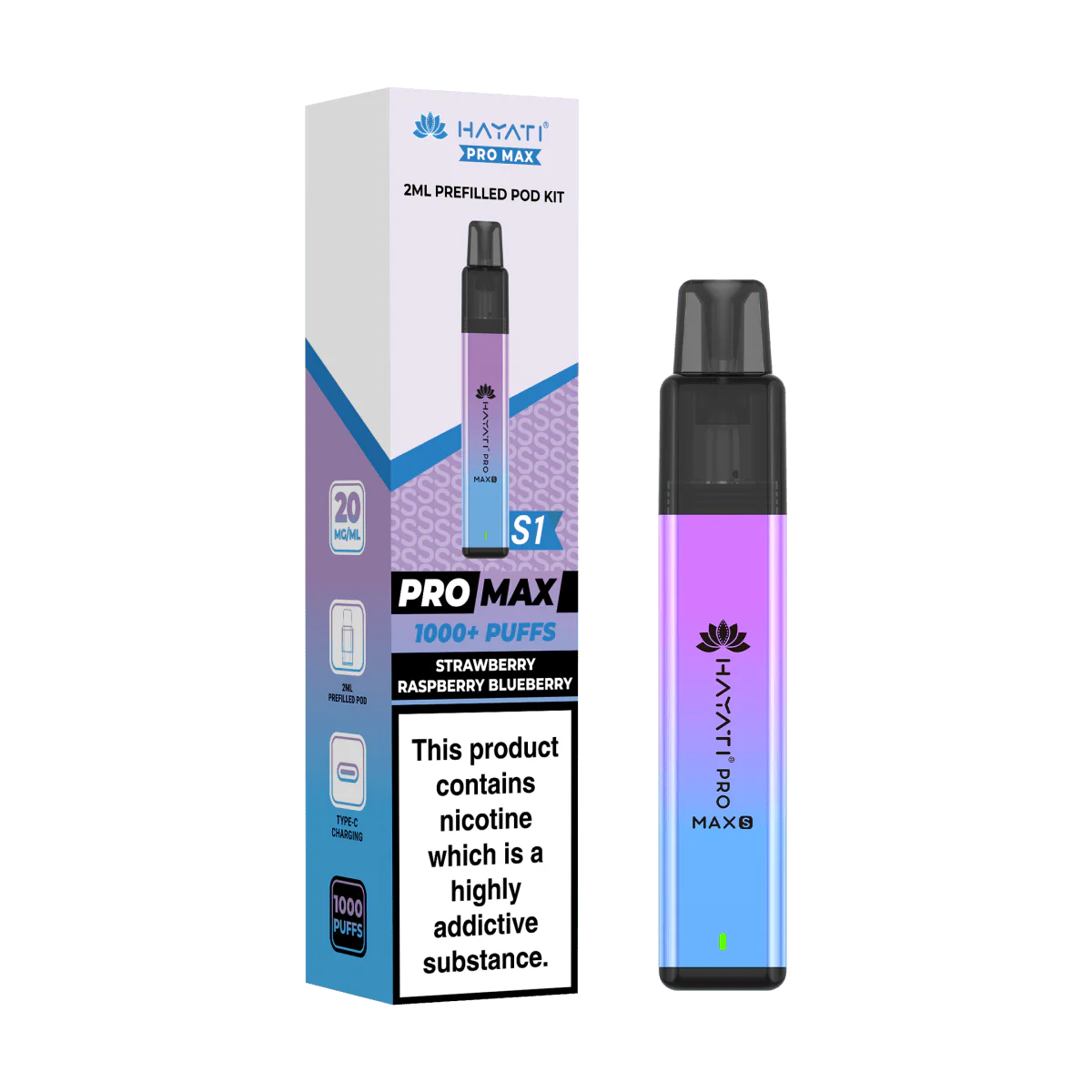 Hayati Pro Max S1 Prefilled Pod Kit - Image 34