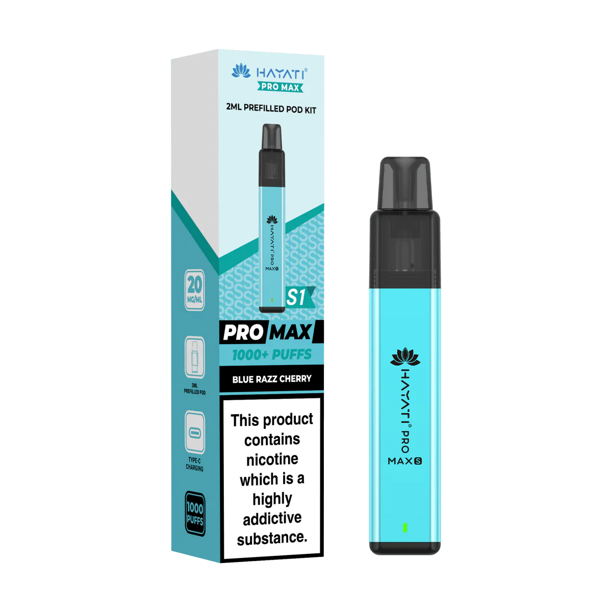 Hayati Pro Max S1 Prefilled Pod Kit - Image 7