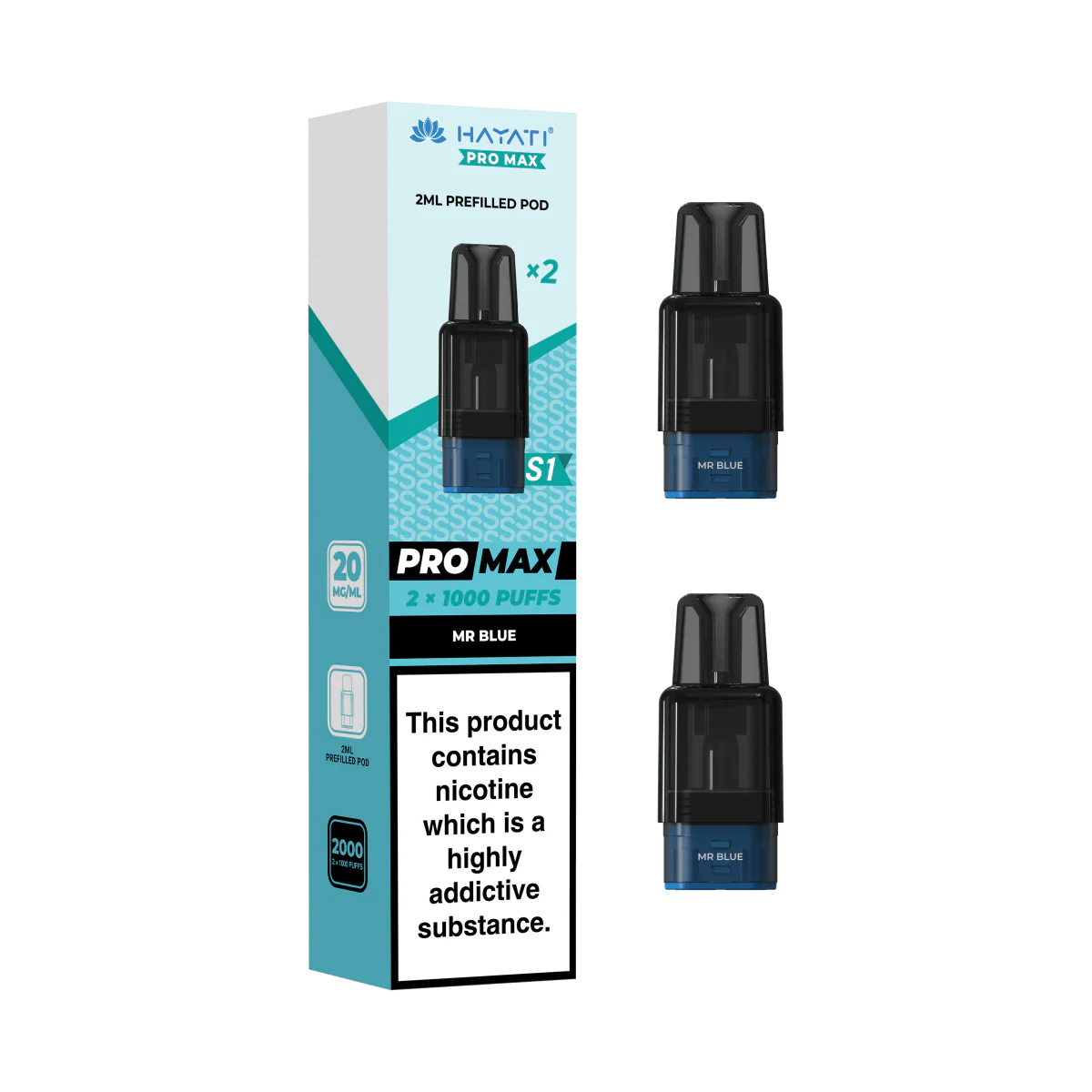 Hayati Pro Max S1 Replacement Prefilled Pods - Image 10