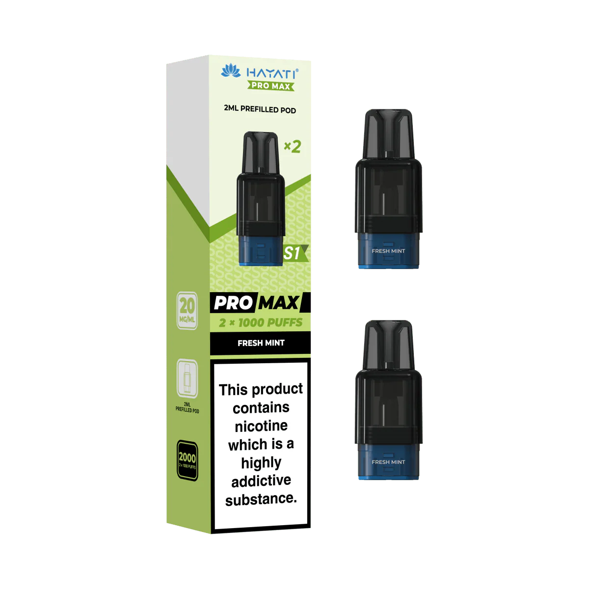 Hayati Pro Max S1 Replacement Prefilled Pods - Image 12