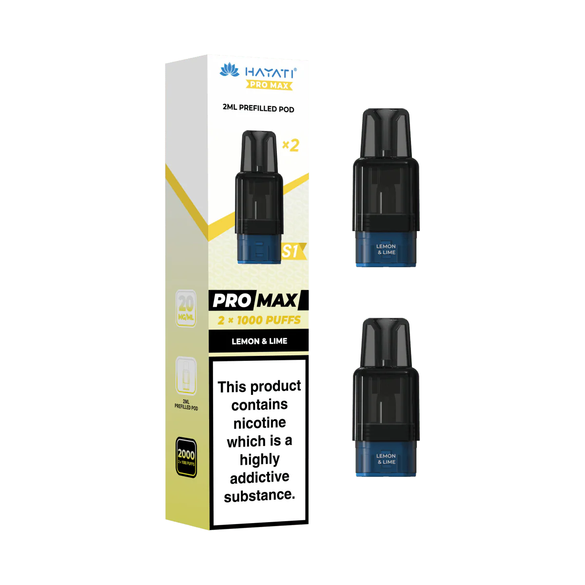 Hayati Pro Max S1 Replacement Prefilled Pods - Image 13