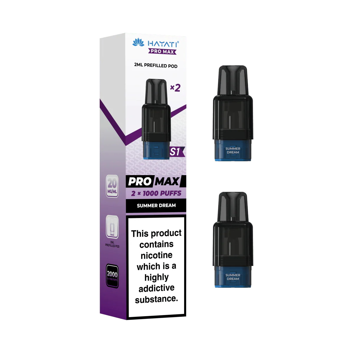 Hayati Pro Max S1 Replacement Prefilled Pods - Image 28