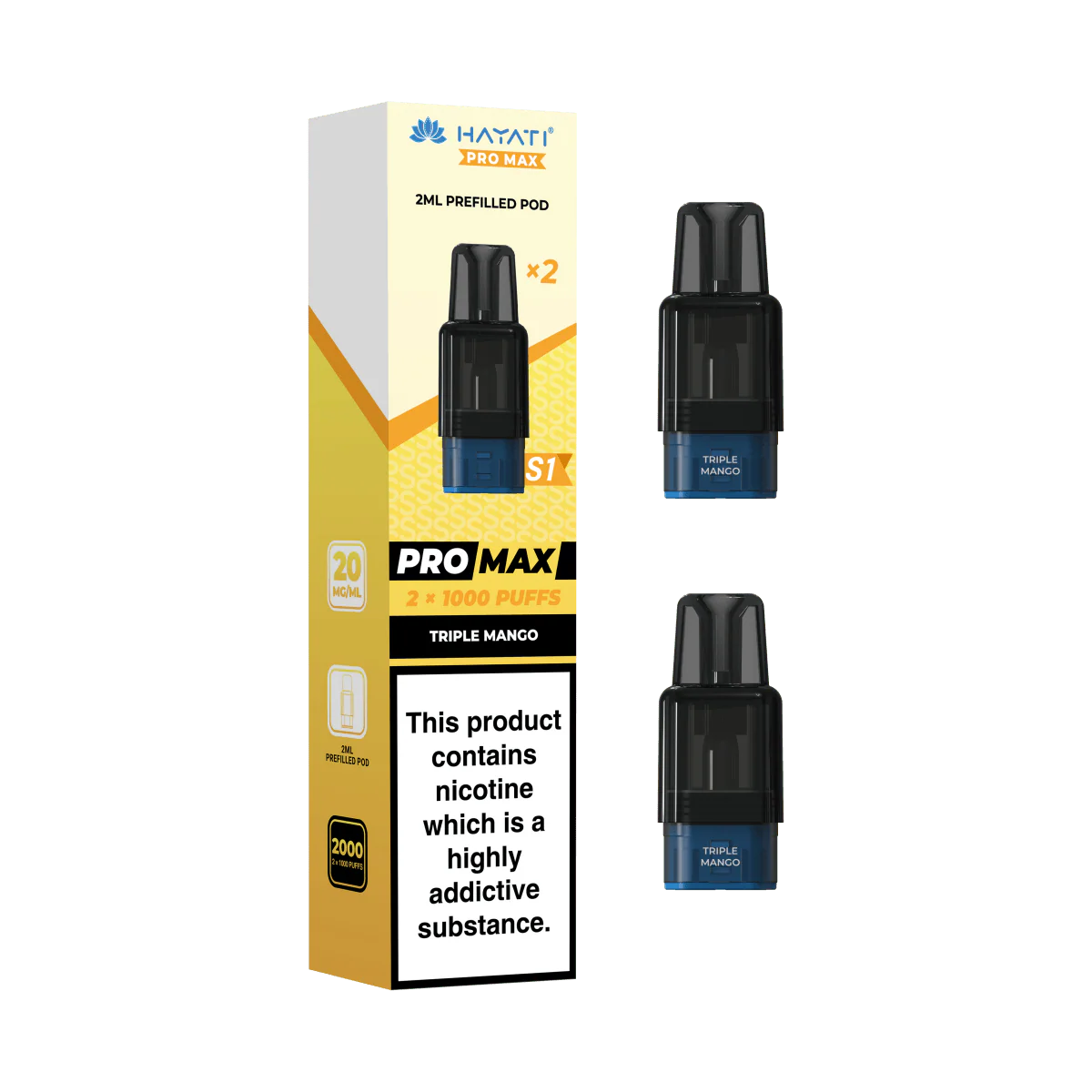 Hayati Pro Max S1 Replacement Prefilled Pods - Image 29