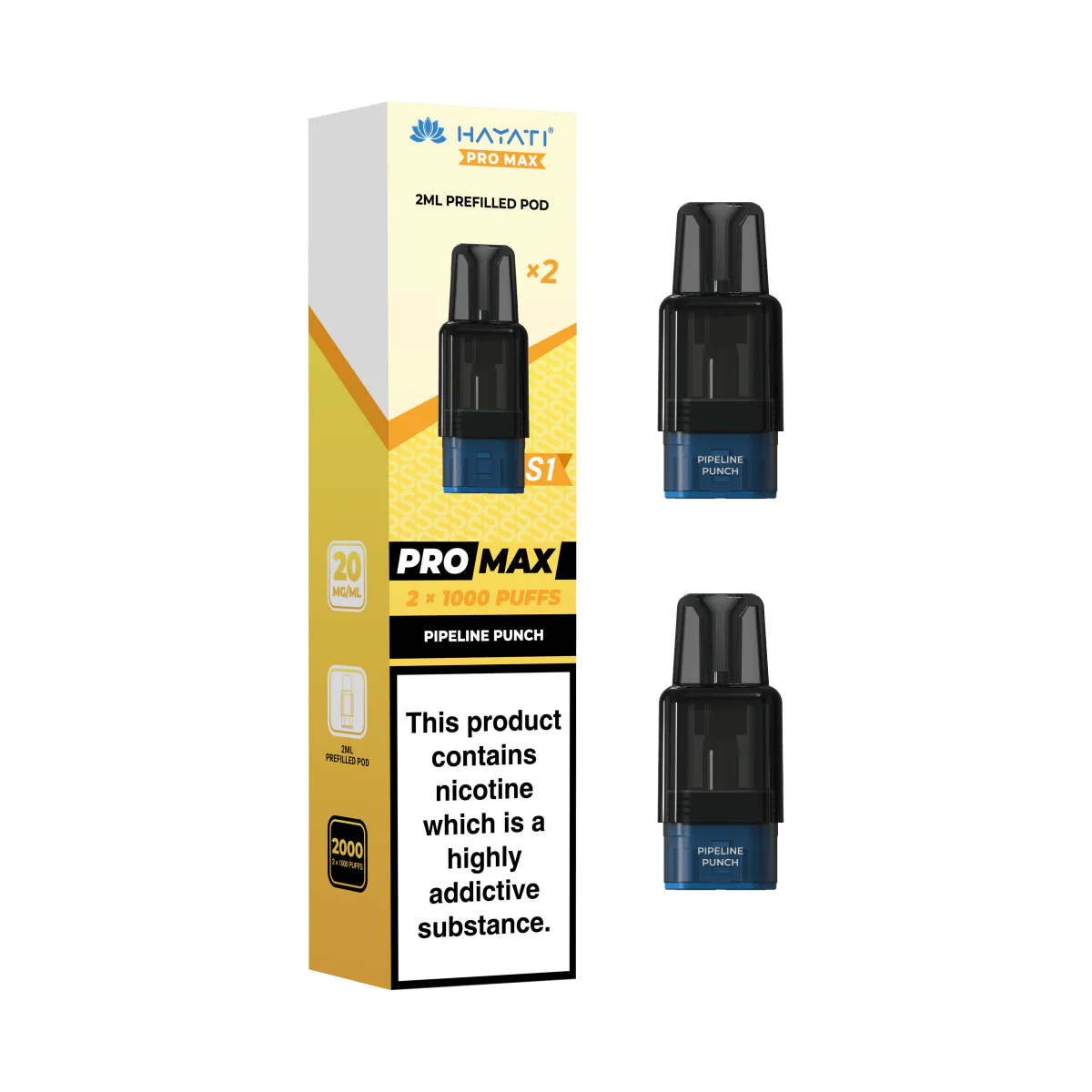 Hayati Pro Max S1 Replacement Prefilled Pods - Image 3