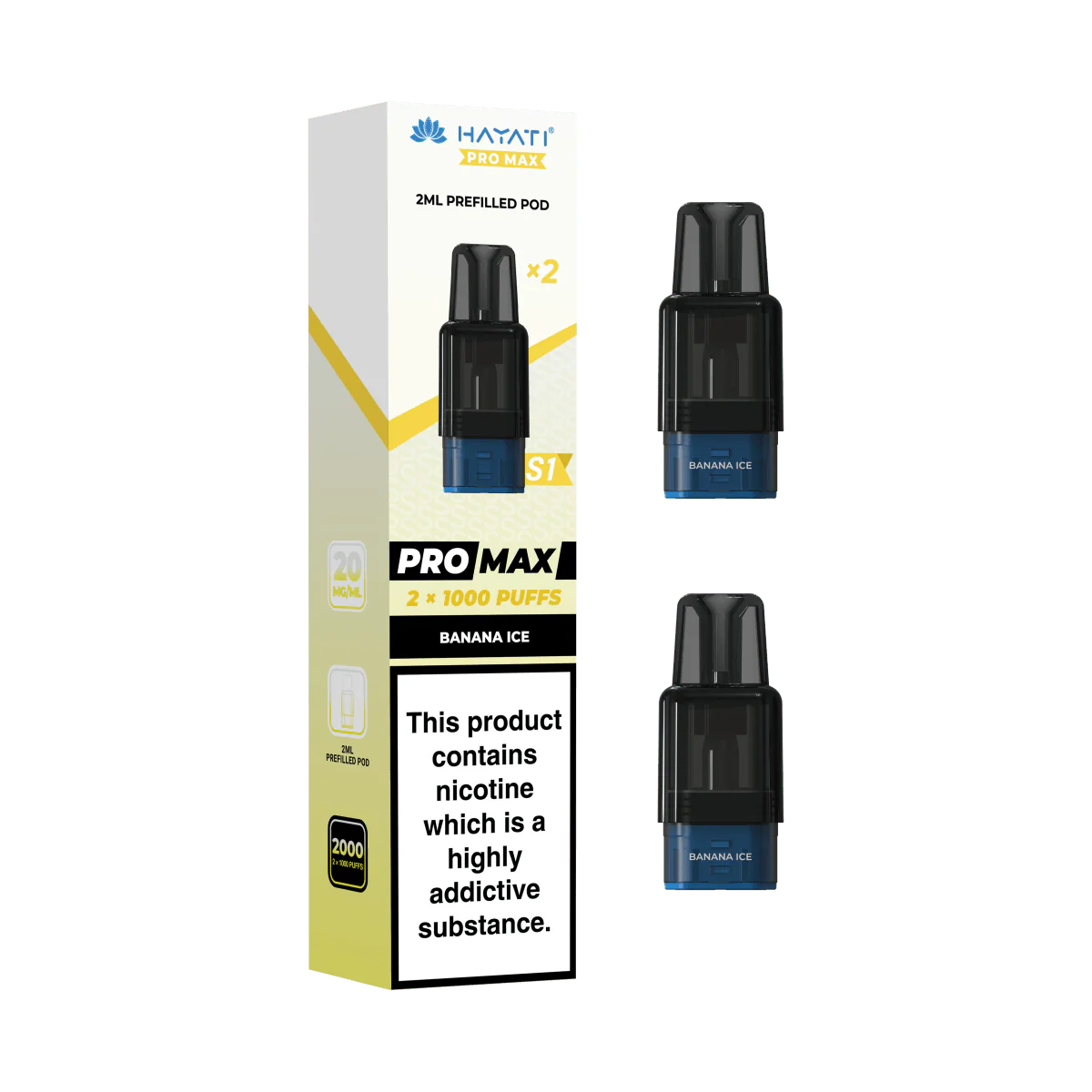 Hayati Pro Max S1 Replacement Prefilled Pods - Image 5