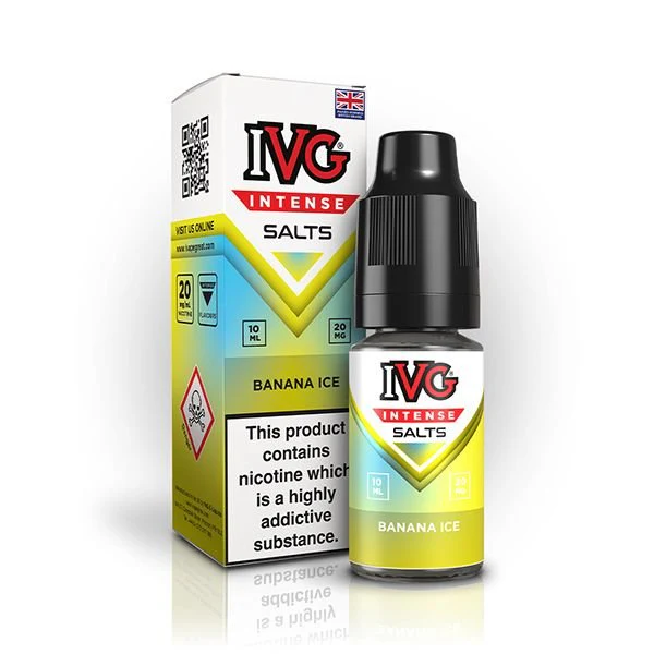 IVG Intense Nic Salt Banana Ice 10ml E-Liquid