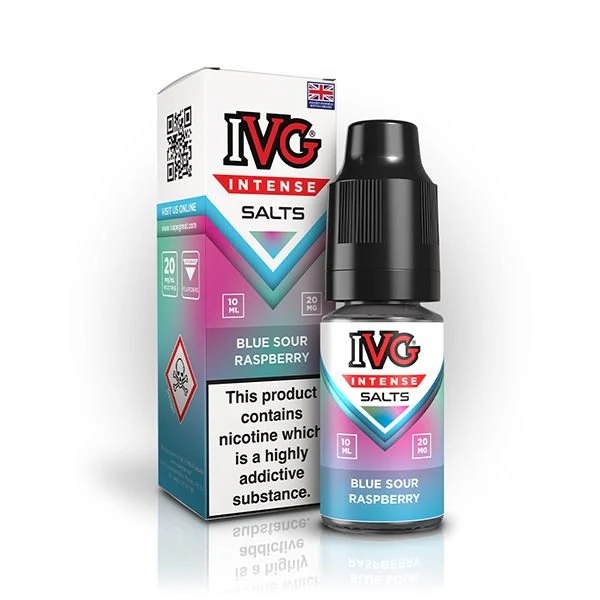 IVG Intense Nic Salt Blue Sour Raspberry 10ml E-Liquid