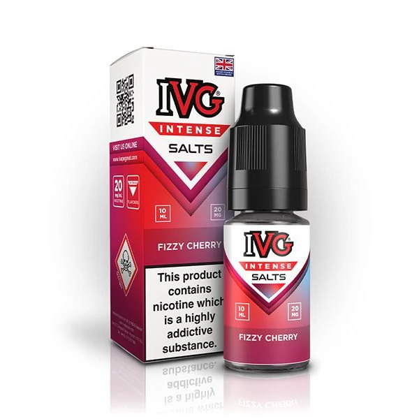 IVG Intense Nic Salt Fizzy Cherry 10ml E-Liquid