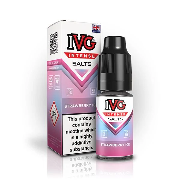 IVG Intense Nic Salt Strawberry Ice 10ml E-Liquid