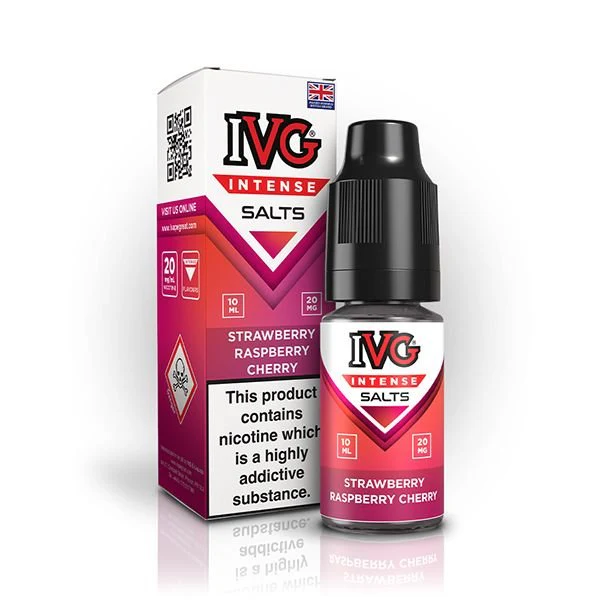 IVG Intense Nic Salt Strawberry Raspberry Cherry 10ml E-Liquid
