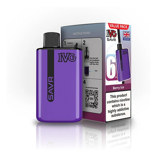 IVG SAVR Pre Filled Vape Pod Kit - Image 3