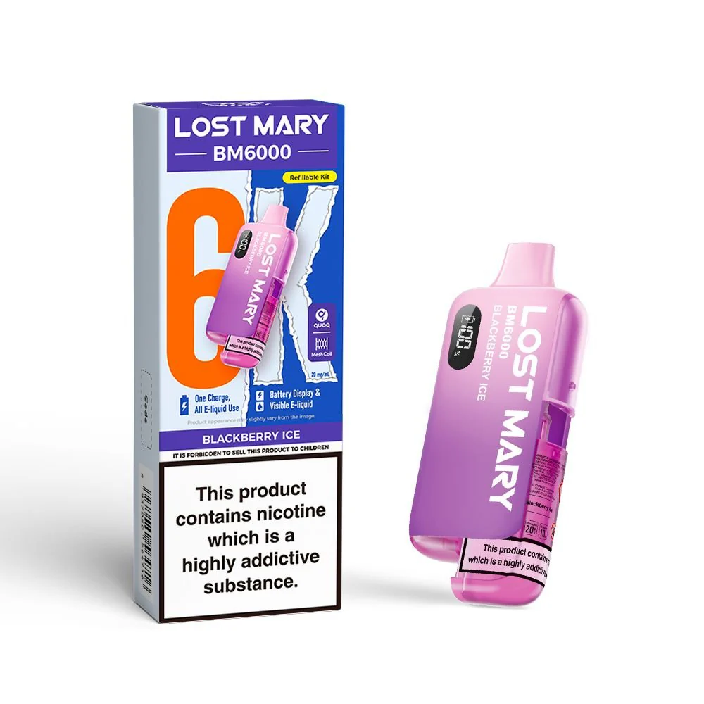 Lost Mary BM6000 Pre Filled Pod Vape Kit - Image 4
