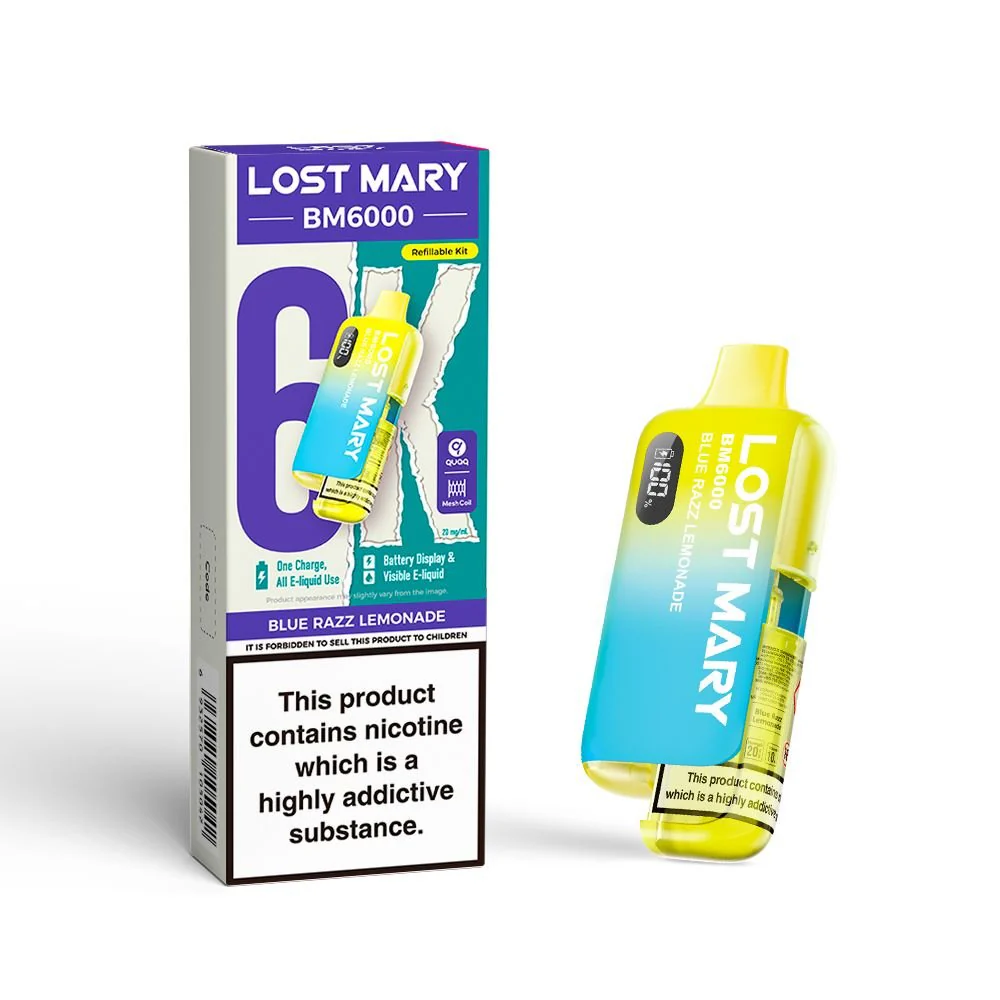 Lost Mary BM6000 Pre Filled Pod Vape Kit - Image 6