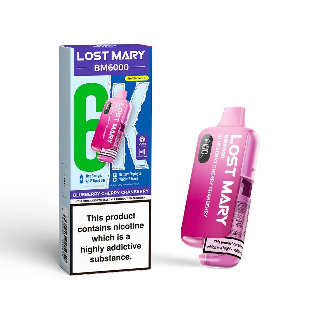 Lost Mary BM6000 Pre Filled Pod Vape Kit - Image 7