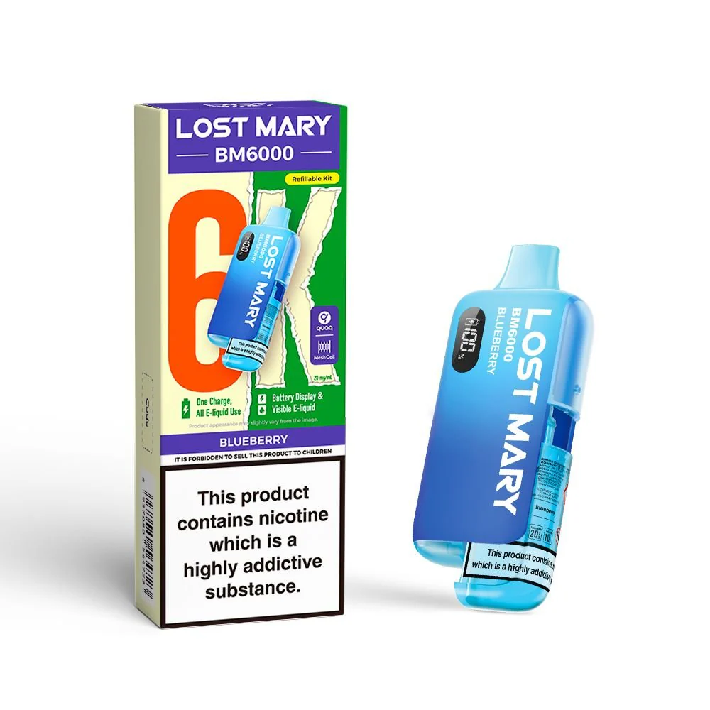 Lost Mary BM6000 Pre Filled Pod Vape Kit - Image 9
