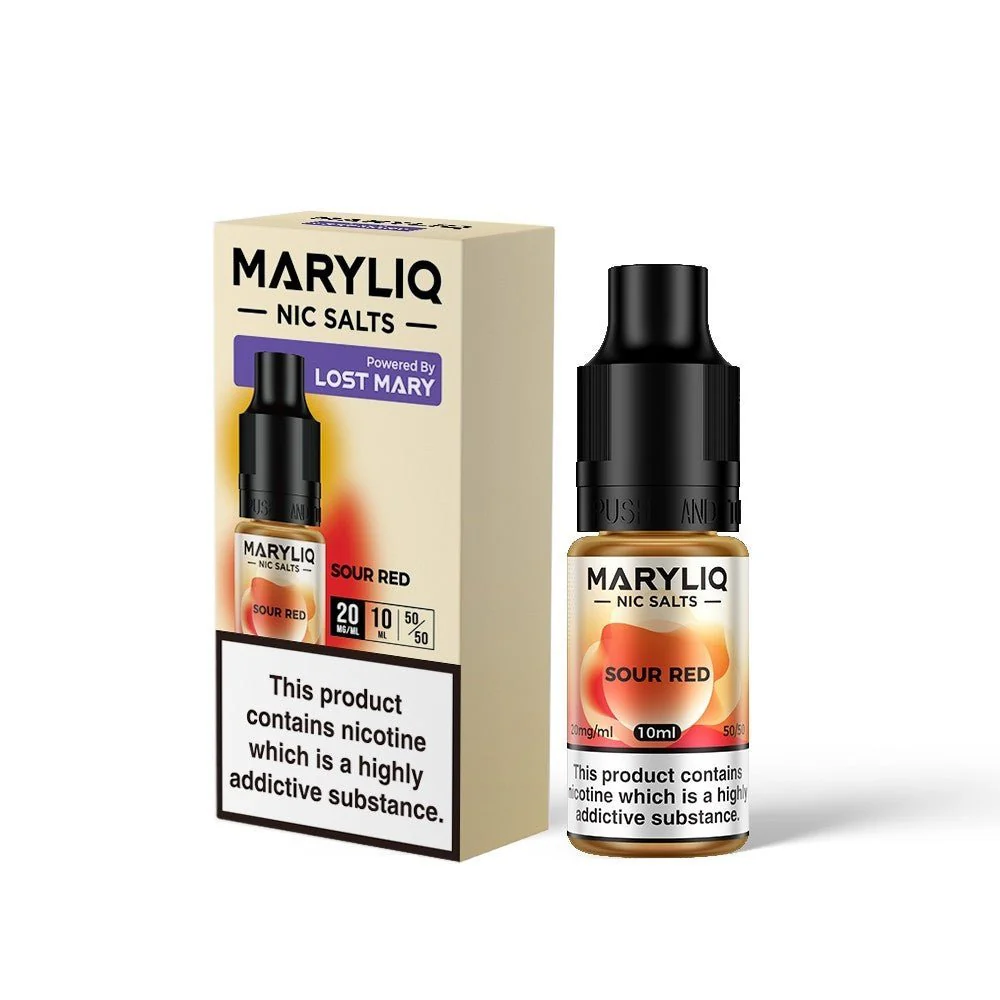 Lost Mary Maryliq - Sour Red 10ml Nic Salt - Image 2