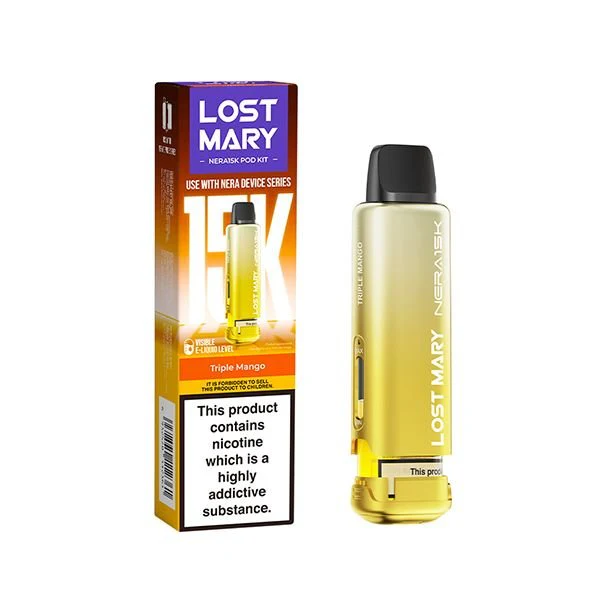 Lost Mary Nera 15K Pre Filled 2ml Pod + 10ml Refill - Image 20