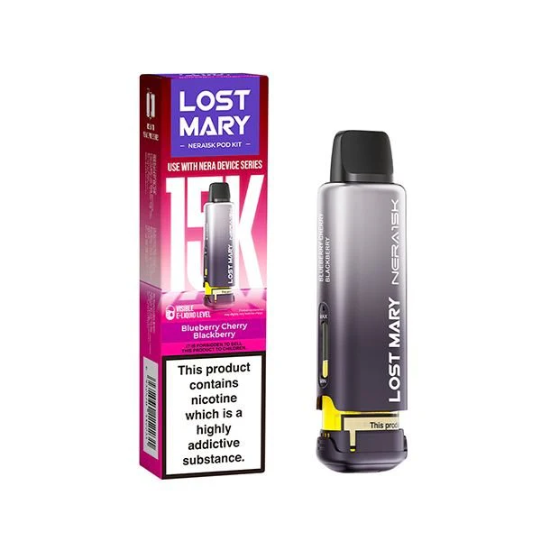 Lost Mary Nera 15K Pre Filled 2ml Pod + 10ml Refill - Image 4
