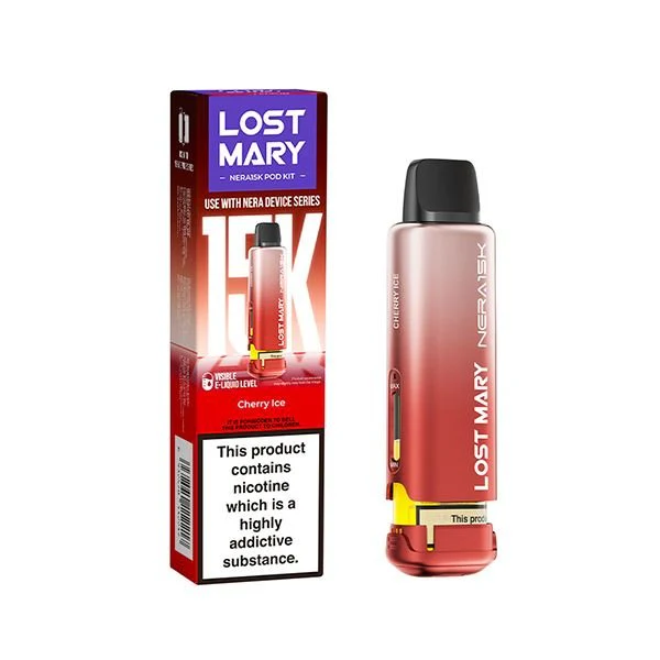 Lost Mary Nera 15K Pre Filled 2ml Pod + 10ml Refill - Image 8