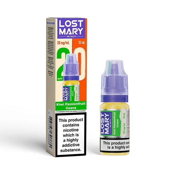 Lost Mary Nic Salt Kiwi Passion fruit Guava 10ml E-Liquid