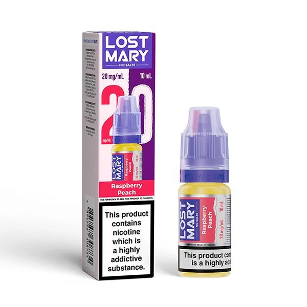 Lost Mary Nic Salt Raspberry Peach 10ml E-Liquid