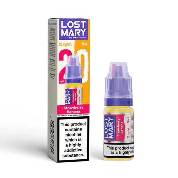 Lost Mary Nic Salt Strawberry Banana 10ml E-Liquid